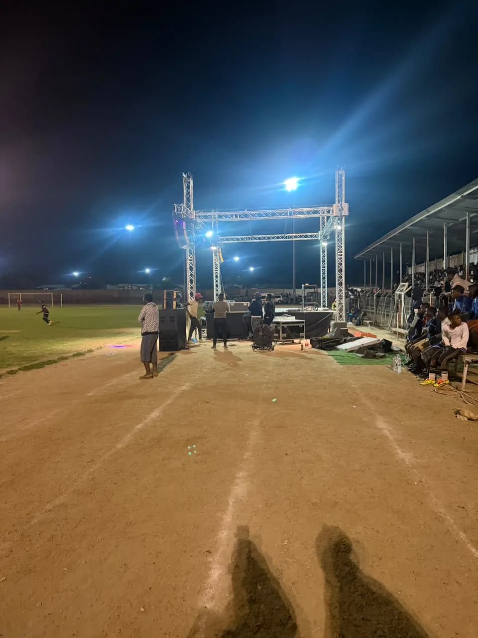 Event photograph from the Otjiwarongo Sports Bonanza 2026 at Mokati Stadium, Otjiwarongo