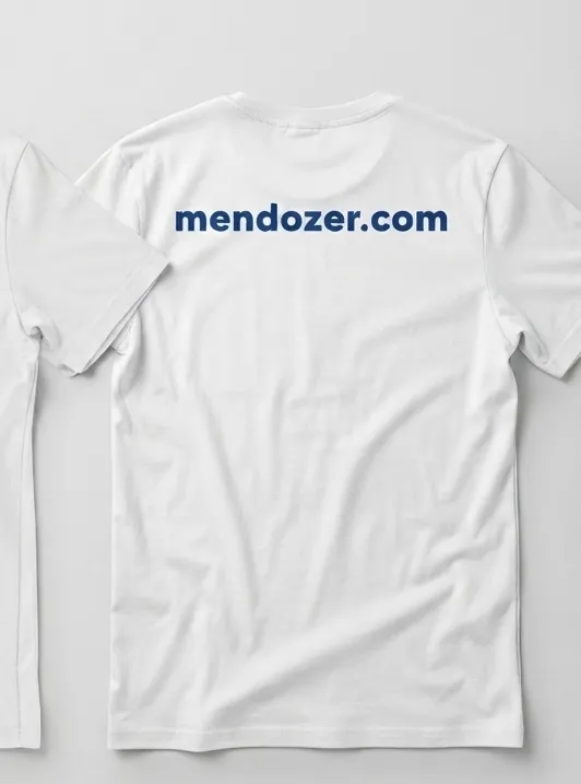 Mendozer event shirt, back view